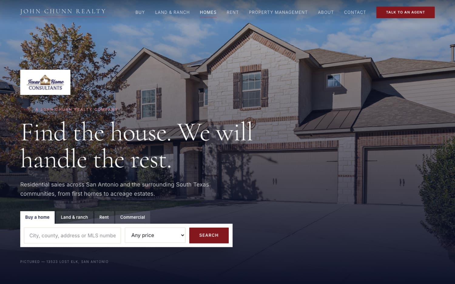 John Chunn Realty — interface