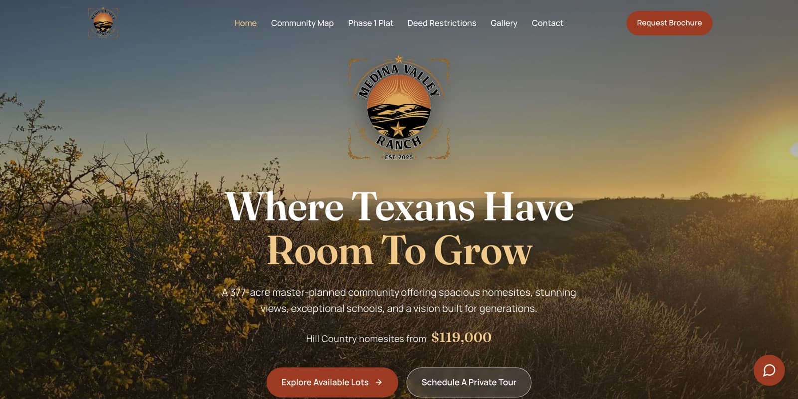 Medina Valley Ranch — website designed by Facreo Systems